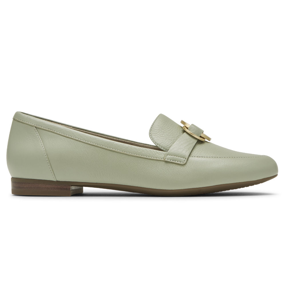 Mocasines Rockport Mujer Mexico - Total Motion Tavia Ring Verde Oliva - KOTZG1647